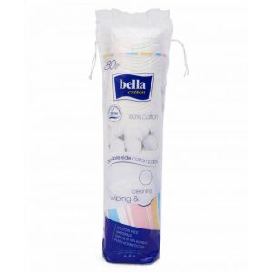 Bella Cosmetic Petals, rund, Bella, Baumwolle, 80 Stück 114896183 - Badezubehör