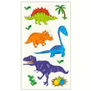 Tatuaże zmywalne - Wesołe dinozaury 122925763 - Tatuaże