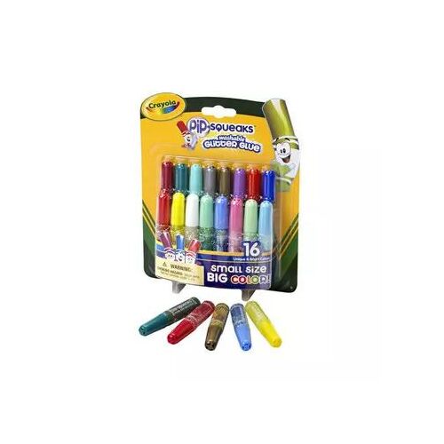 Crayola: Mini trblietavé vyprateľné lepidlo - 16-dielna súprava 122927463