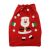 Mikulášsky vrece Santa 70 cm, červená darčeková taška s dizajnom Santa Clausa