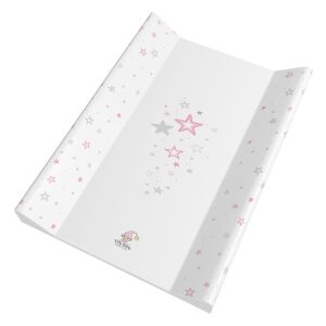 Color pelenkázó lap puha 2 oldalú 70x50cm Rózsaszín csillag 122943993 - Pelenkázás