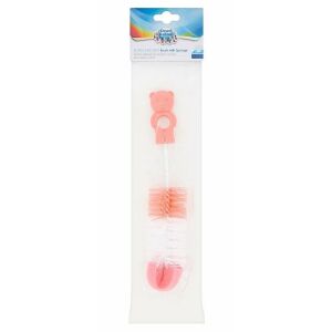 Canpol szivacsos cumisüveg tisztító kefe - rózsaszín macis 114899674 - Canpol babies