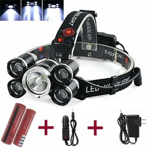 5 lámpás akkus LED fejlámpa nagy fényerővel 114902209