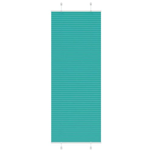 vidaXL Benzinzöld pliszírozott redőny 80x200 cm - Roló