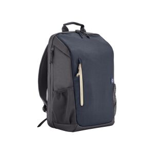 Plecak HP Travel 18L 15,6 cala, niebieski, widok pod kątem - Plecak na laptopa