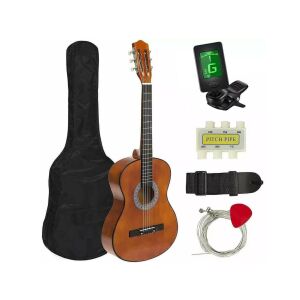 Thunder GT-2N 3/4 méretű akusztikus gitár szett tokkal, hangolóval, pót húrokkal és pengetőkkel - Hangszer