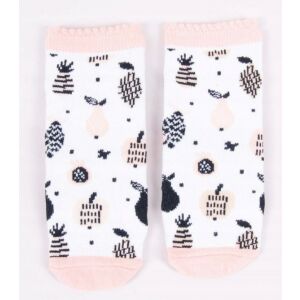 Yo!club pamut zokni (17/19) - fehér/gyümölcsök 114939255 - Yoclub