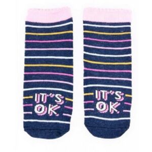 Yo!club pamut zokni (17/19) - csíkos/&amp;#34;it's ok&amp;#34; 114939254 - Yoclub