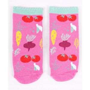 Yo!club pamut zokni (17/19) - rózsaszín/zöldségek 114939257 - Yoclub