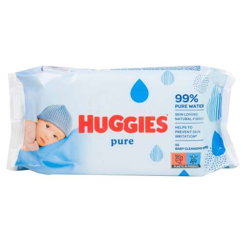 Huggies Pure nedves Törlőkendő 56db