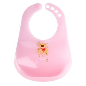 Canpol babies műanyag előke - rózsaszín maci 114964608 - Canpol babies