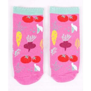 Yo!club pamut zokni (17/19) - rózsaszín/zöldségek 114964618 - Yoclub