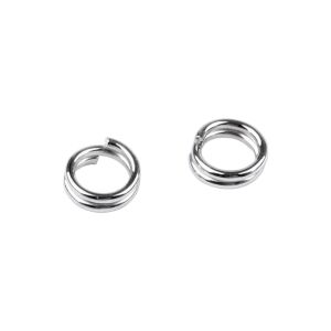 Set 380 inele metalice de conectare Crisalida, diametru 4 mm, Argintiu 114967655 - Carabine