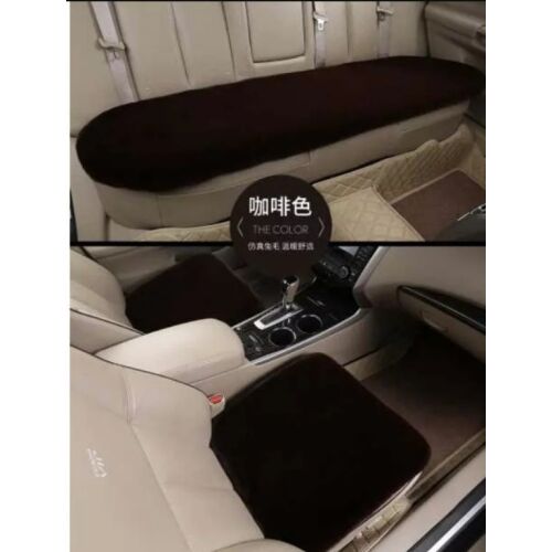 Pihe puha szőrös ülésvédő párna (első-hátsó) Fekete 114968181