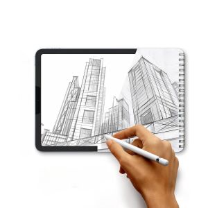 Displayschutzfolie aus Glas mit Gelle-Papierstruktur für Apple iPad Air 11" (2024), ideal zum Zeichnen/Schreiben, matt, entspiegelt 115063912 - Schutzfolien für Handys