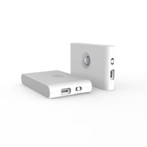 Lampa de veghe Led Gelle, reincarcabila, cu senzor de miscare pentru holuri, scari, camera copilului, portabila, se conecteaza cu pana la alte 20 de lampi, baza magnetica, 300mAh, lumina cald 115063768 - Lămpi cu senzor de mișcare