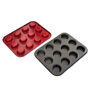 Metal Red Line Muffinsütő 12 db-os 114971188 - Főzőedény & Sütőedény