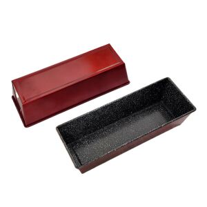 Forma na chlieb Metal Red Line s nepriľnavým povrchom, červená a čierna, 30,7 cm dlhá, 11,2 cm široká, 7,8 cm vysoká - Perfect Home Formy na pečenie