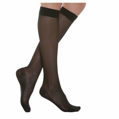 Ciorapi elastici compresie medie, Relaxsan, pana la genunchi, Negru, 4 114971215