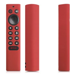 Husa roșie din silicon pentru telecomanda Nvidia Shield TV Pro/Shield 4K HDR, Kwmobile - Telecomenzi