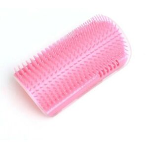 Perie roz pentru autoîngrijire pentru pisici, se montează pe mobilier, ușor de utilizat - Perie pentru animale, mașină de tuns, foarfece, mașină de tăiat gheare