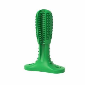Зелена четка за зъби за кучета с форма на кактус, 18 см, за почистване на зъби - Животновъдство