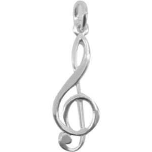 Wisiorek Jolie Silver 925, model klucz wiolinowy, 30 x 10 mm, 1,5 g 114974463 - Flippy Wisiorek damski