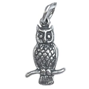 Wisiorek, srebro Jolie, srebro 925, wzór sowy na gałęzi, 1,5 g, 2 x 1 cm 114974515 - Flippy Wisiorek damski
