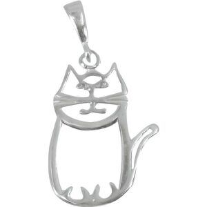 Wisiorek, srebro Jolie, srebro 925, wzór kota, 2 g, 25 x 15 mm 114974530 - Flippy Wisiorek damski