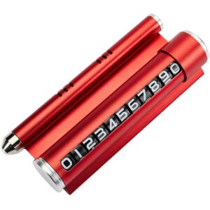 Telefonszámtartó KeepHome légfrissítővel a parkolóba Red 114974607 - Parkolássegítő rendszer