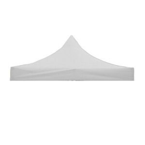 KeepHome 3 x 4,5 m бял покрив за павилион, водоустойчив, плат Oxford 700D, покрит с PVC - Градински мебели