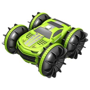 Autó távirányítóval 2.4G, 360 spin, off road, zöld, KeepHome