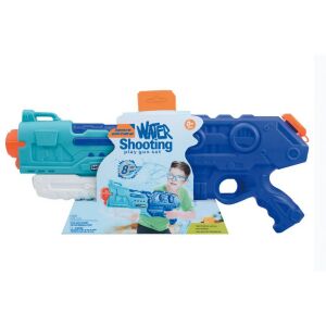 Pistol cu Apa pentru Copii, Rezervor de 1500 ml, Maner de transport, Pentru Piscina/Plaja, KipHome, 3 ani+, Bleumarin, Lungime 44 cm 114974949 - Pistoale cu apa
