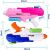 2er Set Wasserpistole für Kinder, Tank, für Pool/Strand, Flippy, ab 6 Jahren, Pink + Blau, 1200 ML 114974957