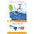 Pistolet na wodę dla dzieci, zbiornik, na basen/plażę, Flippy, 6 lat+, niebieski, 600 ml 114974982