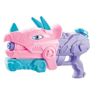 Kids Water Gun, Tank, medencéhez/strandhoz, KeepHome, 6 év felett, Triceratops, 3 fúvóka, rózsaszín, 640 ml 114975046 - Vízipisztoly