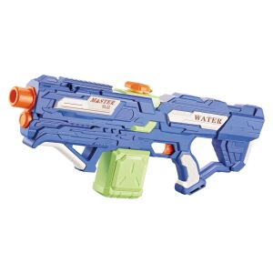 Wasserpistole für Kinder, 600-ml-Tank, Flippy, ab 14 Jahren, mit 1500-mAh-Akku, elektrischer Schuss, Blau/Grün, 800 ml 114975083 - Strandspielzeug