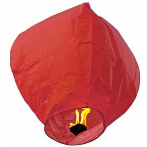 Lampion zburător KeepHome biodegradabil, roșu - Flippy