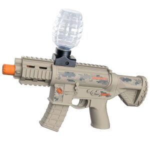 KeepHome elektromos játékpisztoly hidrogén gél golyókkal, pisztolyfegyver, sorozatlövés, 6 év feletti korosztály, 2 az 1-ben golyók és tapadókorongok, biztonsági szemüveg, 5000 golyót melléke