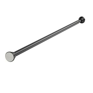 KeepHome teleszkópos zuhanyfüggöny rúd, fekete, elszigetelt - Flippy