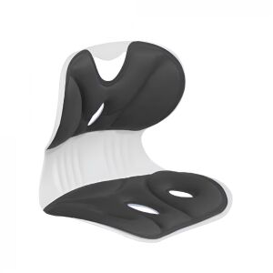 KeepHome Подложка за седалка за коригиране на позата, Черен, Размер L, Ергономичен дизайн, Дишаща, Паметна пяна - Flippy