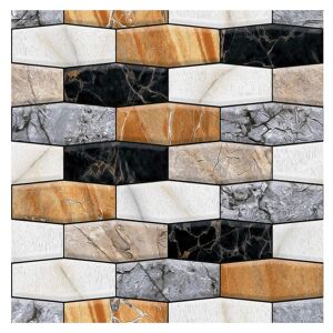 10 x асиметрични 3D самозалепващи тапети с имитация на мрамор, за стена в кухнята, всекидневната, лесни за почистване, водоустойчиви, самозалепващи... 114976909 - Flippy