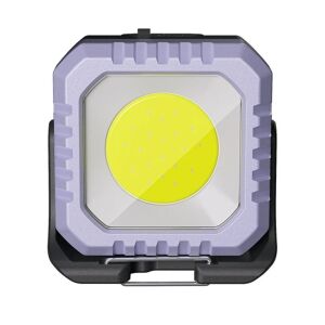 Prim-plan cu lanterna breloc mov KipHome COB, 500 lumeni, reîncărcabilă USB-C. - Lanterne