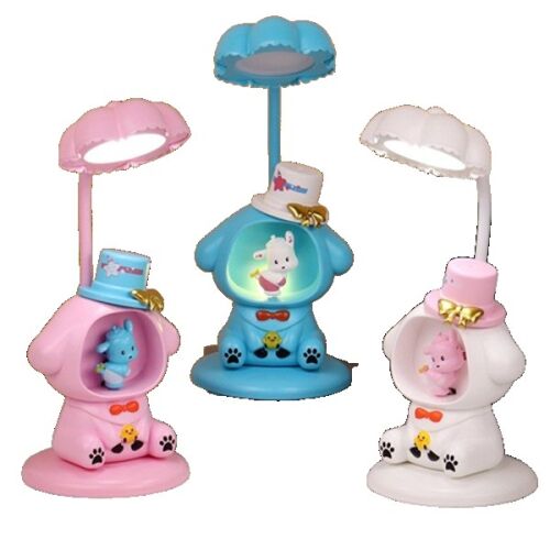 Lampa de Noapte KeepHome cu Ascuțitoare de Creioane, 2 Moduri de Lumină, Lampă de Birou și de Noapte, Încărcare USB, Multicolor