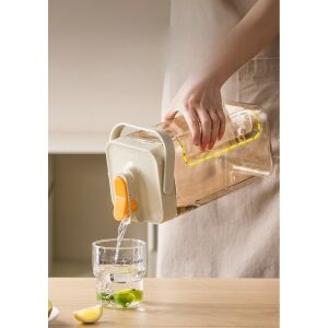 KeepHome 3.5L Преносим диспенсър за напитки с дръжка, Наливане на напитка - Бар инструмент