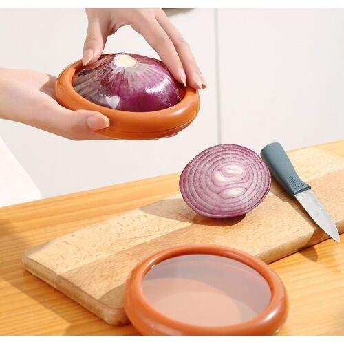 KeepHome Комплект от 4 контейнера за съхранение на плодове и зеленчуци, Контейнер за лук