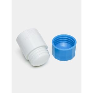 KeepHome tablettatóró és zóró, fehér és kék, nyitva - Gyógyszeradagoló