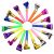 Set 6 Suflatori, KipHome, pentru Petrecere, Tematica Aniversare, 8 cm, Multicolore 114980299