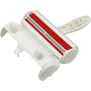 Kisállatszőrhenger, KeepHome, fogantyúval 19x19x6cm, fehér/piros