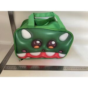 KeepHome 3D rajzfilm krokodil ebédtáska gyerekeknek, zöld - Uzsonnás táska